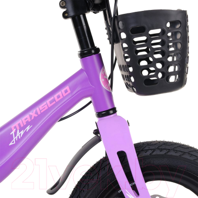 Детский велосипед Maxiscoo Jazz Pro 2024 / MSC-J1433P (фиолетовый матовый)
