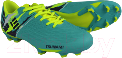 Бутсы футбольные Ingame Tsunami IG3003 (р.33, зеленый/бирюзовый)