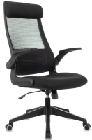 Кресло офисное Бюрократ T-997 (черный сетка/ткань) - 