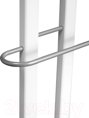 Изображение товара Стойка для одежды Мебелик Костюмная Галант 321 (металлик/белый)