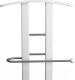 Миниатюра изображения товара Стойка для одежды Мебелик Костюмная Галант 321 (металлик/белый)