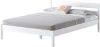 Двуспальная кровать Домаклево Мечта 160x200 (береза/белый) - 