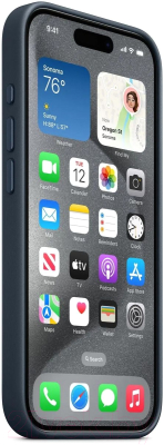 Чехол-накладка Apple FineWoven Case With MagSafe для iPhone 15 Pro / MT4Q3FE/A (Pacific Blue)