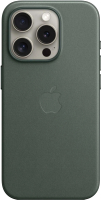 Чехол-накладка Apple FineWoven Case With MagSafe для iPhone 15 Pro / MT4U3FE/A (Evergreen) - 