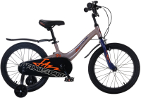 Детский велосипед Maxiscoo Jazz Стандарт 2024 / MSC-J1835 (серый жемчуг) - 