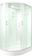 Душевая кабина IVA 120x80x215 / SC012CMR (белый/матовое стекло) - 