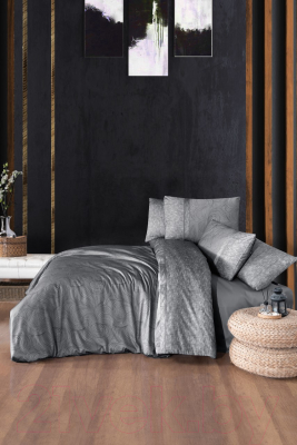 Комплект постельного белья DO&CO Delux Premium Nesy / 11890 (серый)