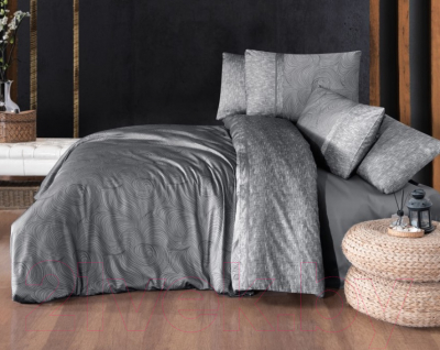 Комплект постельного белья DO&CO Delux Premium Nesy / 11890 (серый)