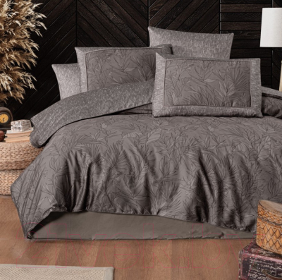 Комплект постельного белья DO&CO Delux Premium Stefan / 11891 (коричневый)