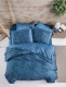 Комплект постельного белья DO&CO Delux Premium Theron / 11892 (голубой) - 
