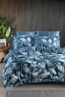 Комплект постельного белья DO&CO Delux Premium Rican / 11900 (голубой) - 