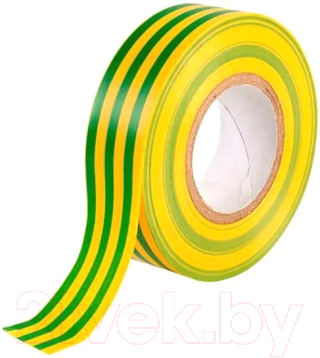 Изолента Анкрон 1006-0004 (0.18х19х20м, профессиональный желто-зеленый)