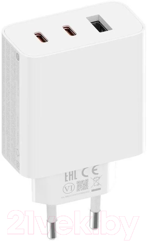 Зарядное устройство сетевое Xiaomi GaN Charger 67W EU / BHR7493EU/A07ZMEU