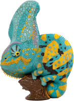 Фигурка коллекционная Exoprima Йеменский хамелеон / 56409/AH (желтый/голубой) - 