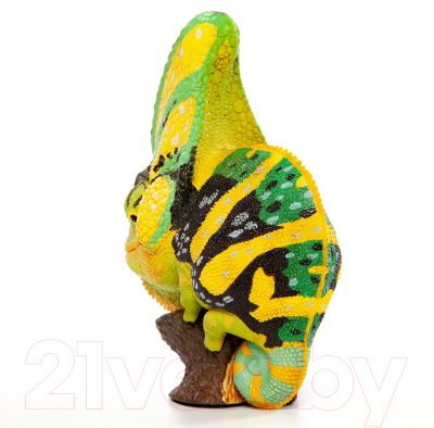 Фигурка коллекционная Exoprima Йеменский хамелеон / 56393/AH (желтый/зеленый)