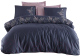 Комплект постельного белья Dantela Vita Efra с вышивкой 200x220 / 11910 (синий) - 