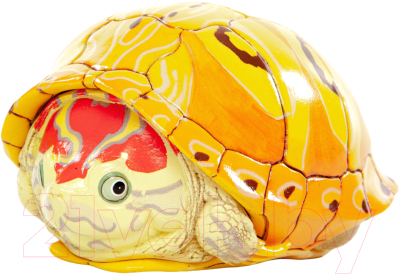 Фигурка коллекционная Exoprima Красноухая черепаха / 56342/AH (желтый/красный)