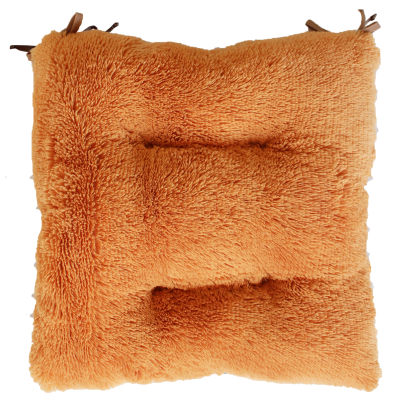 Подушка на стул Lanatex Plush 0350 / 22336 (44x44x10см, оранжевый)