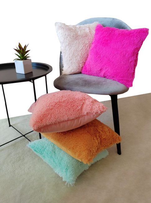 Подушка декоративная Lanatex Plush 0341 / 22222 (35x35x14см, фиолетовый) — фото 3