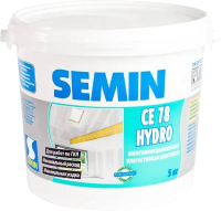 Шпатлевка готовая Semin CE 78 Hydro многофункциональная влагостойкая (18кг) - 