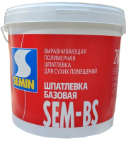 Шпатлевка готовая Semin SEM-BS финишная полимерная (20кг) - 