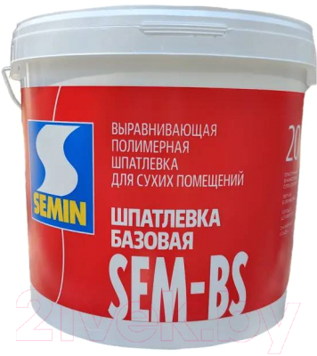 Шпатлевка готовая Semin SEM-BS финишная полимерная (20кг)