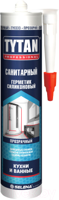 Герметик силиконовый Tytan Professional Санитарный (280мл, белый)