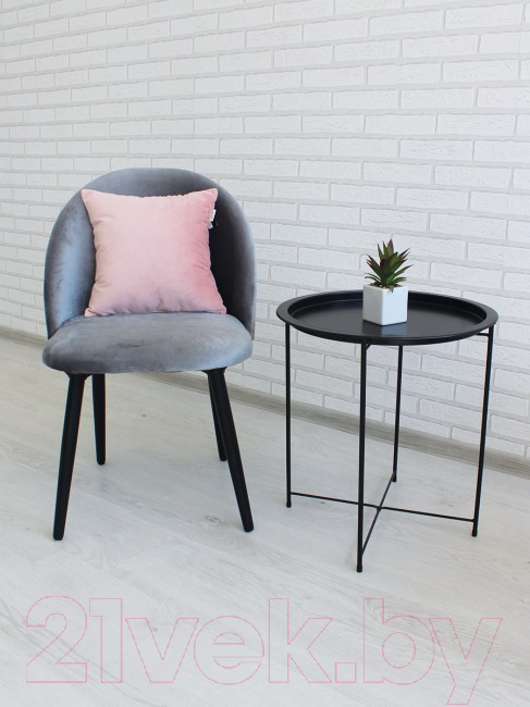 Подушка декоративная Lanatex Кис 0348 / 22299 (35x35x14см, коричневый/пудровый) — фото 4