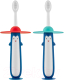 Набор зубных щеток ROXY-KIDS Пингвин / RTB-011-RB (красный/голубой) - 