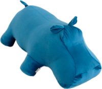 Подушка-игрушка Lanatex Hippopotamus 0346 / 22314 (68x28x25см, серый/голубой) - 