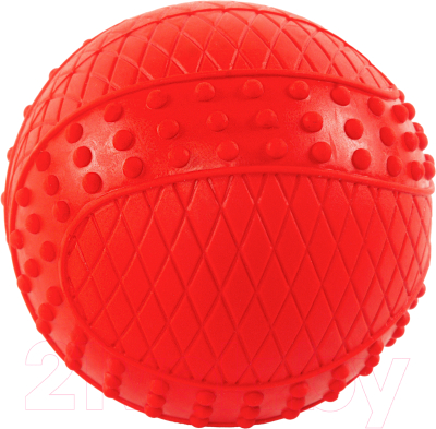 Игрушка для собак SkyRus Мяч с пищалкой / 145045 (красный)