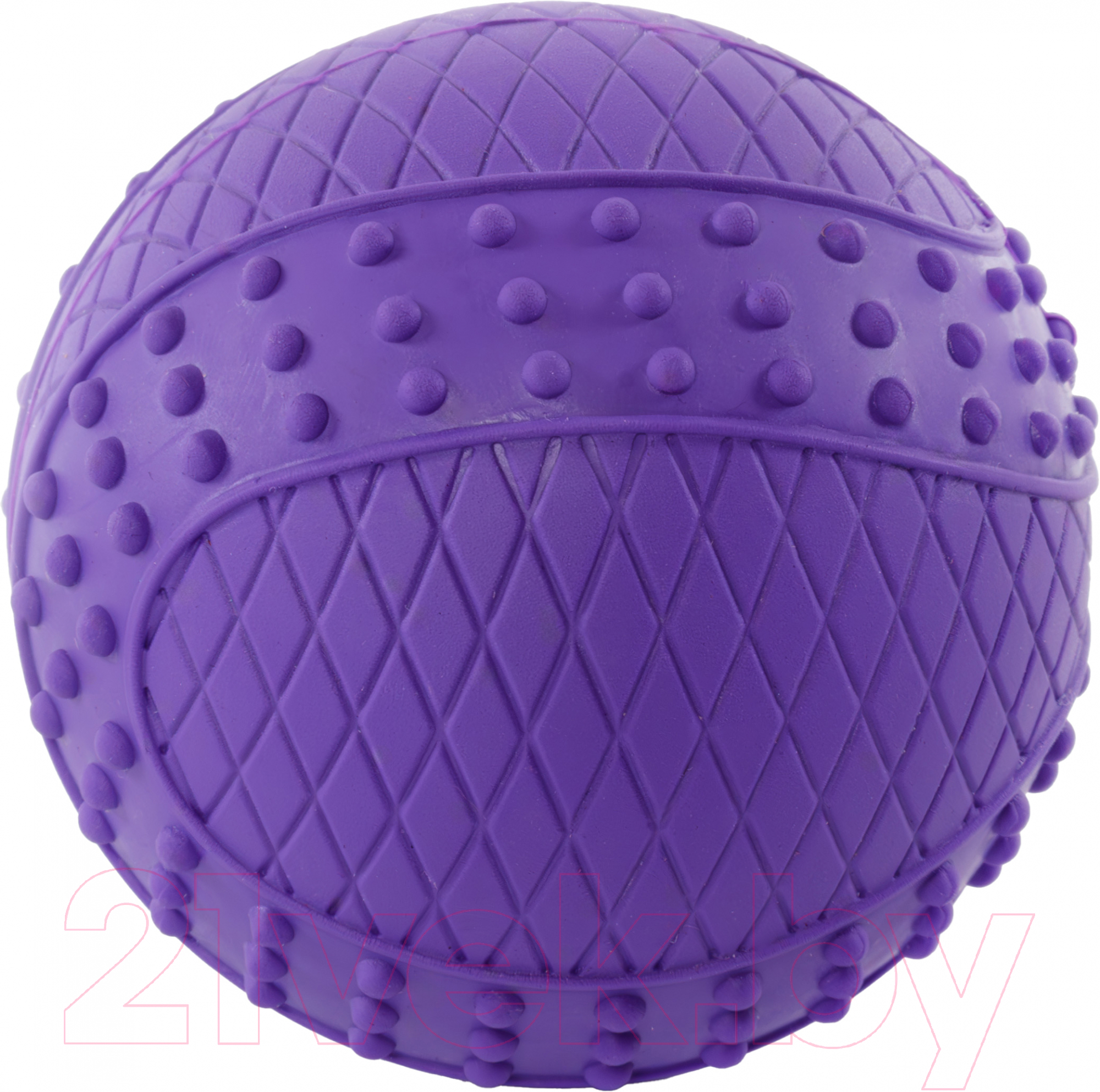 Игрушка для собак SkyRus Мяч с пищалкой / 145045 (фиолетовый)
