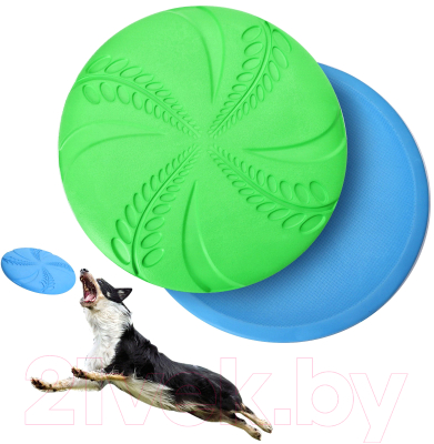 Игрушка для собак SkyRus Фрисби / 145068 (зеленый)