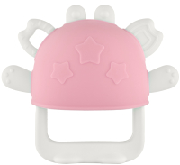 Прорезыватель для зубов Roxy-Kids Крабик / RST-002-P (розовый) - 
