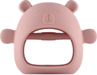 Прорезыватель для зубов ROXY-KIDS Мишка / RST-003-P (розовый) - 