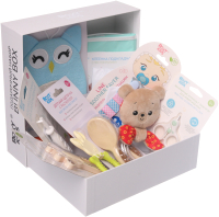 Подарочный набор ROXY-KIDS Bunny Box для новорожденного / RGF-00 (10 предметов) - 