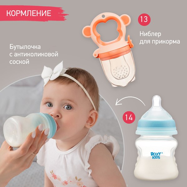 Подарочный набор ROXY-KIDS Bunny Box для новорожденного / RGF-002 (15 предметов)