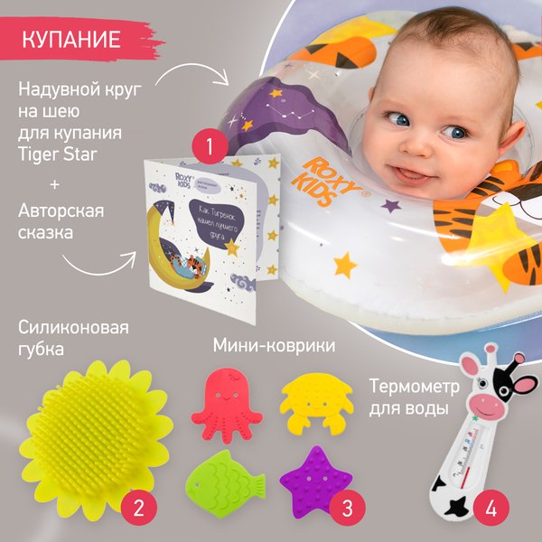Подарочный набор ROXY-KIDS Bunny Box для новорожденного / RGF-002 (15 предметов)