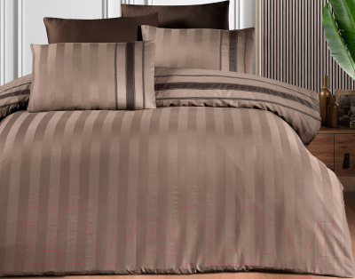 Комплект постельного белья DO&CO Artwel / 11999 (коричневый)