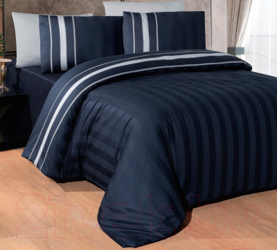 Комплект постельного белья DO&CO Artwel Dark / 12000 (синий)