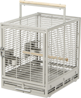 Клетка для птиц SkyRus Evo Cage Travel Platinum / K32005/SR (светло-серый) - 