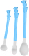 Набор столовых ложек для кормления ROXY-KIDS Bunny Cook / RFD-020-BL (голубой) - 