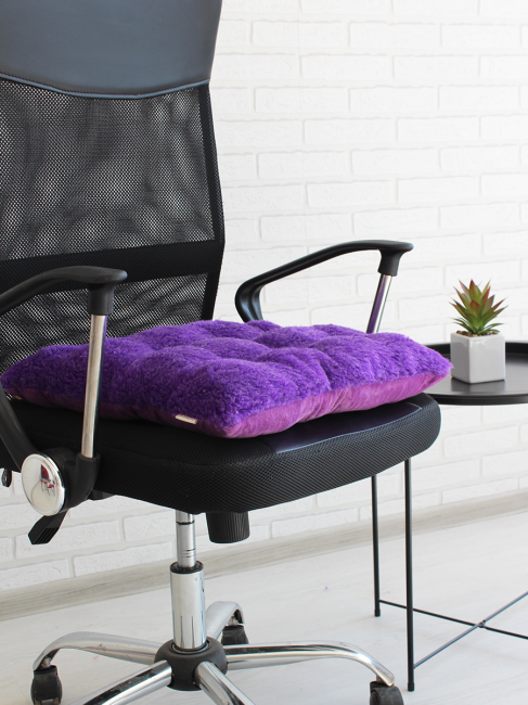 Подушка на стул Lanatex Wool 0349 / 22326 (44x44x9см, фиолетовый) — фото 2