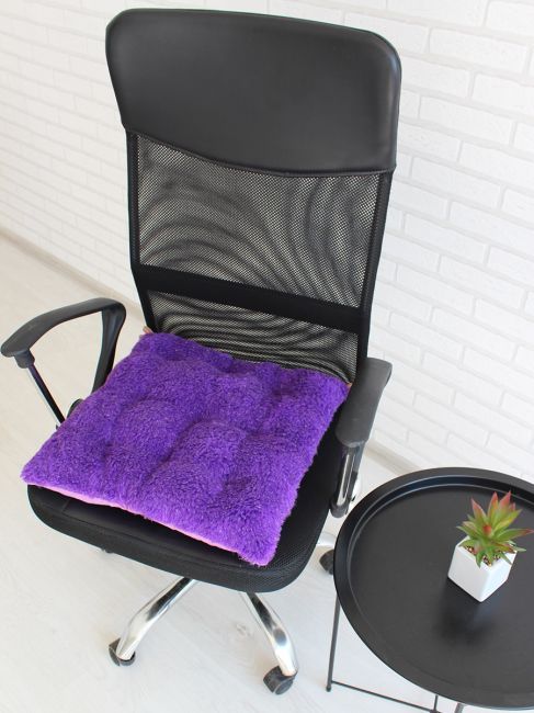 Подушка на стул Lanatex Wool 0349 / 22326 (44x44x9см, фиолетовый) — фото 6
