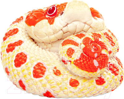 Фигурка коллекционная Exoprima Свиноносный змей / 26399/AH (желтый/красный)