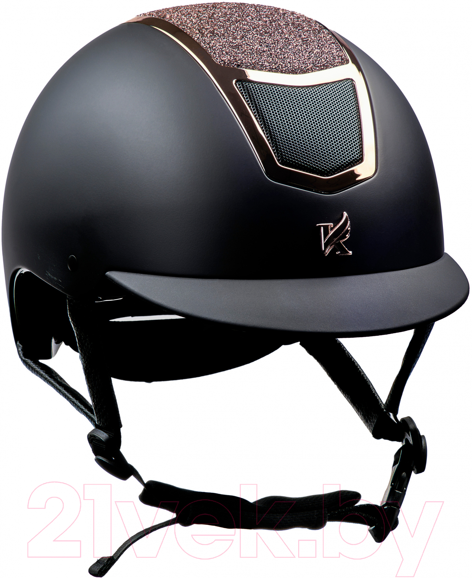Шлем для верховой езды Karben Valentina / 6514/BKRSGLD/53/55