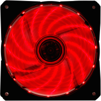 Вентилятор для корпуса Digma DFAN-LED-RED - 