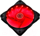 Миниатюра изображения товара Вентилятор для корпуса Digma DFAN-LED-RED