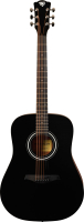 Акустическая гитара Rockdale Aurora D3 BK Gloss / A161029 (черный) - 