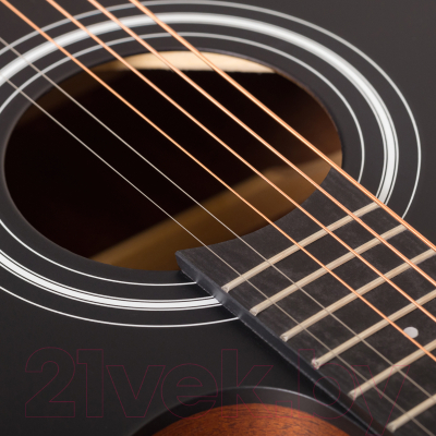 Акустическая гитара Rockdale Aurora D3 C BK Satin / A158185 (черный)